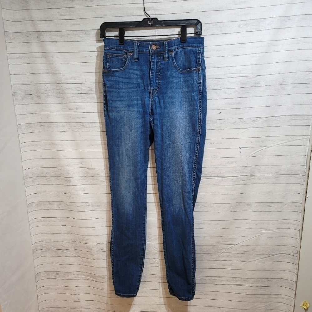 MADEWELL 10" INCH HIGH RISE SKINNY 27 TALL